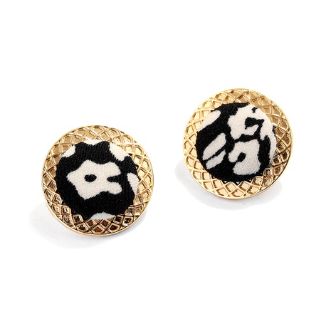 Cow pattern fashion earrings's discount tags