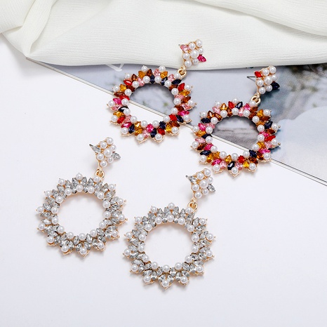 diamond flower bohemian earrings's discount tags