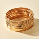 Fashion Metal Glossy Bamboo Bangle Bracelet Setpicture11
