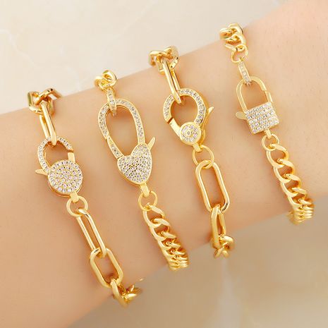 lock diamond bracelet's discount tags