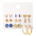 hot sale earring set geometric 30 pairs of earrings wholesale nihaojewelrypicture32