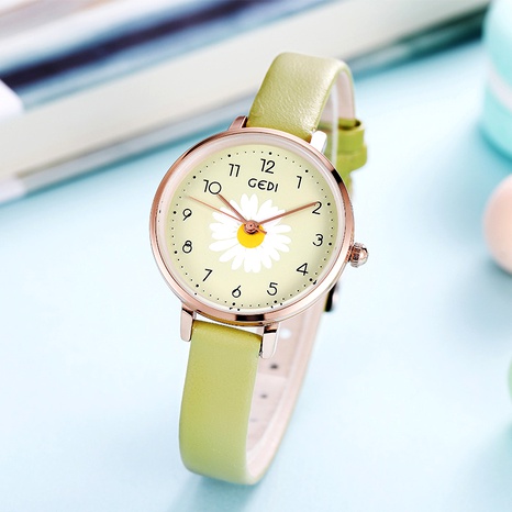 Daisy waterproof quartz watch's discount tags