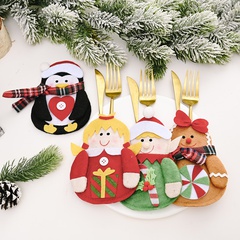 Christmas decorations elf tableware decoration