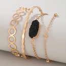 simple golden bead alloy bracelet setpicture7