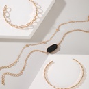 simple golden bead alloy bracelet setpicture10