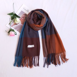 Cloth Korea  Cashmere scarf  blue NHCM1490bluepicture19