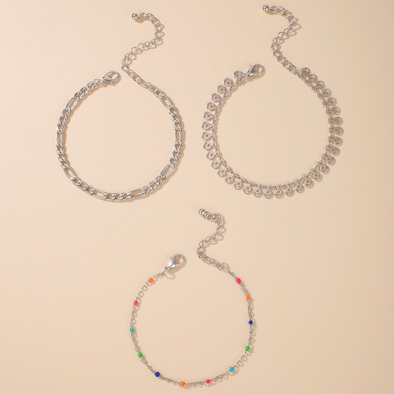 fashion women bohemian colorful bead bracelet set