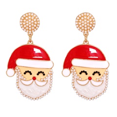 Christmas Fashion Elk Snowman Santa Earrings
