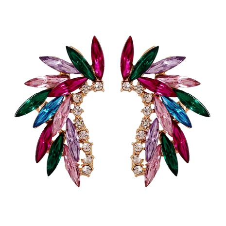 fashion angel wings glass crystal earrings's discount tags