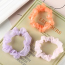 Candy girl hair rope mesh color large rubber band hair scrunchies setpicture14