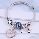 fashion metal simple heart bee multielement braceletpicture3