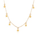 alloy  creative  simple fivepointed star pendant necklacepicture14