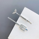 exquisite Gabel Fischschwanz Haarnadel aus Diamant besetztpicture16
