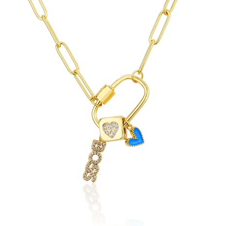 square diamond BOSS pendant necklace NHBP286893's discount tags