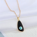 Bohemian Retro Trendy Dripping Water Drop Lucky Devils Eye Pendant Necklace Clavicle Chain Female CrossBorder Sold Jewelrypicture14