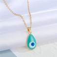 Bohemian Retro Trendy Dripping Water Drop Lucky Devils Eye Pendant Necklace Clavicle Chain Female CrossBorder Sold Jewelrypicture18