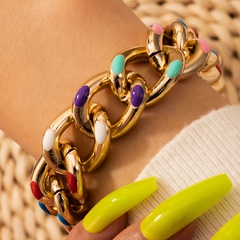 thick chain adjustable bracelet
