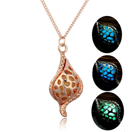 new   hollow conch luminous necklace's discount tags