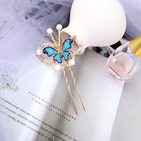 Retro Butterfly Hairpin NHQD288012's discount tags