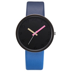 Fashion color candy color  digital quartz casual belt watch