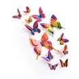 pegatinas de pared de mariposas creativas juego de 12 piezaspicture40