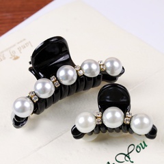 Korean  rhinestone pearl  catch clip