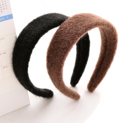 woolen fabric cloth wide-brimmed headband