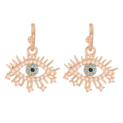 fashion eye diamond earrings