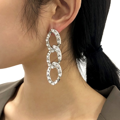 hollow full diamond earrings's discount tags