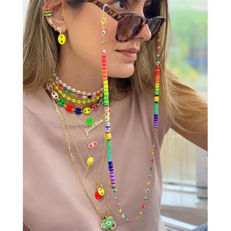 anti-skid glasses chain colorful necklace's discount tags
