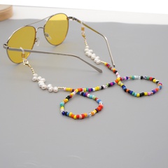 Anti-skid glasses chain bohemian ethnic style natural pearl necklace