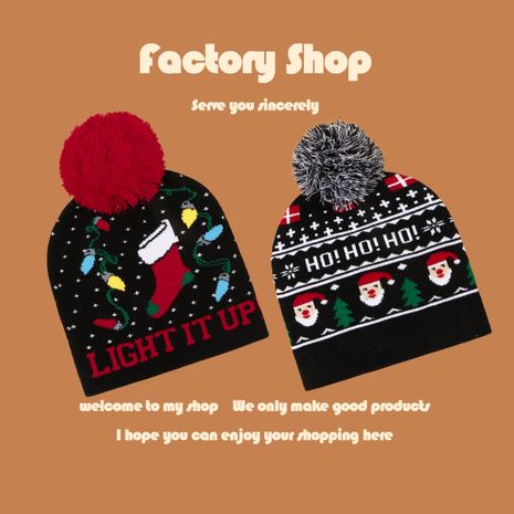 Sombrero de lana cálido tejido de moda coreana's discount tags
