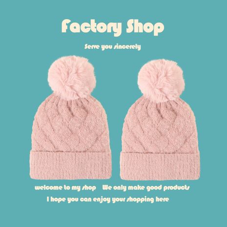 Korean fashion solid color knitted hat's discount tags