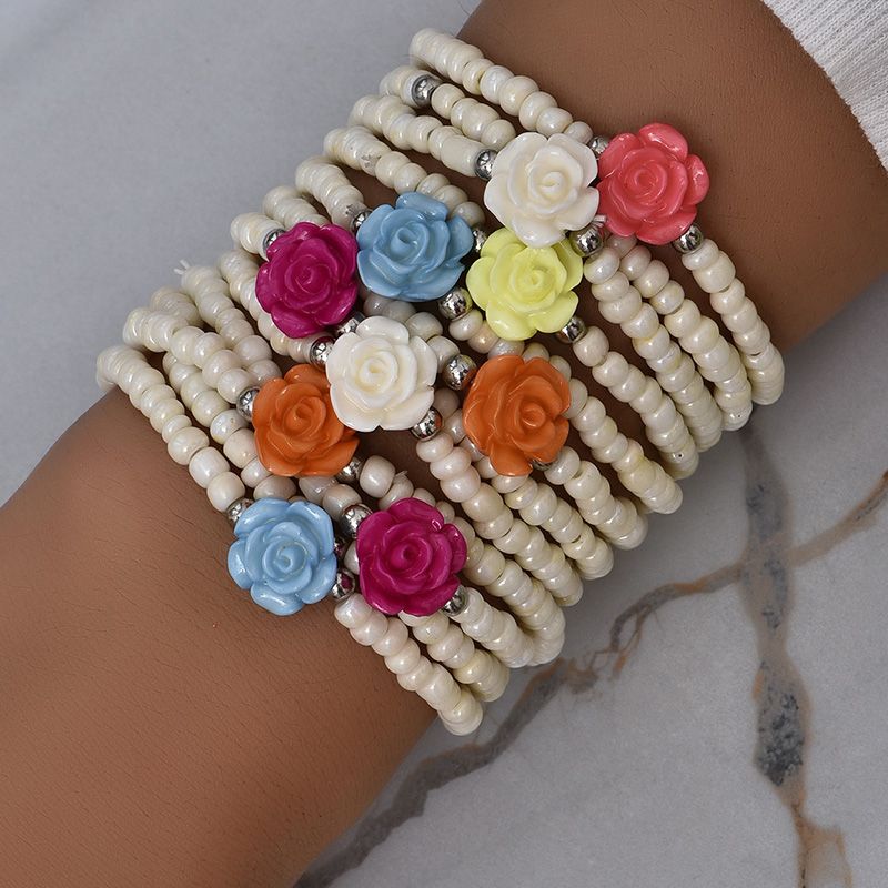 multilayer rice bead bracelet set