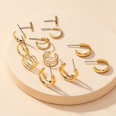 simple earring set 6 pairs