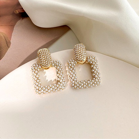 full pearl square earrings's discount tags