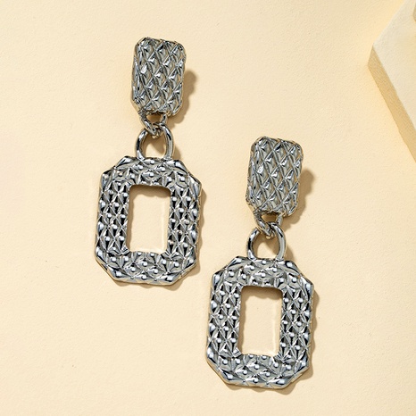 new metal simple earrings's discount tags