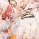 bufanda de lino de algodn con hilo de oro y mariposapicture14
