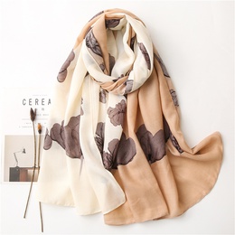 cotton and linen stitching long scarfpicture12