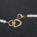 retro alloy love heart pendant pearl necklacepicture10