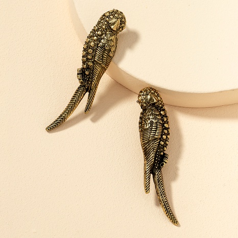 fashion metal bird earrings's discount tags