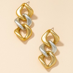 color matching chain earrings