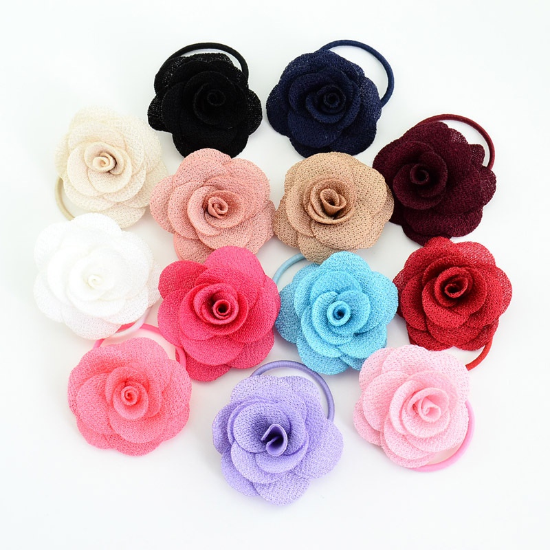 Blume Stirnband Release Kunst Gummiband Kinder Kopfbedeckung Rose Haargummi