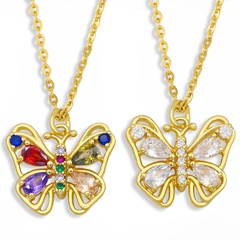 Korean butterfly necklace