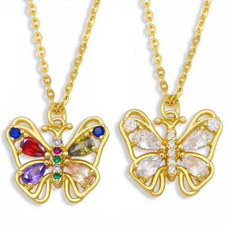 Korean butterfly necklace's discount tags