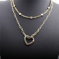 microinlaid zircon heart multilayer necklacepicture13