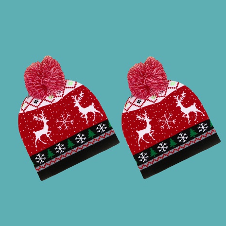 autumn and winter Christmas woolen hat NHTQ272779's discount tags