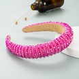 korean simple highend sponge hairband simple widebrimmed fashion handbeaded  temperament headband nihaojewelry wholesalepicture39