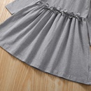 graues langrmeliges einfarbiges Kinderkleidpicture12