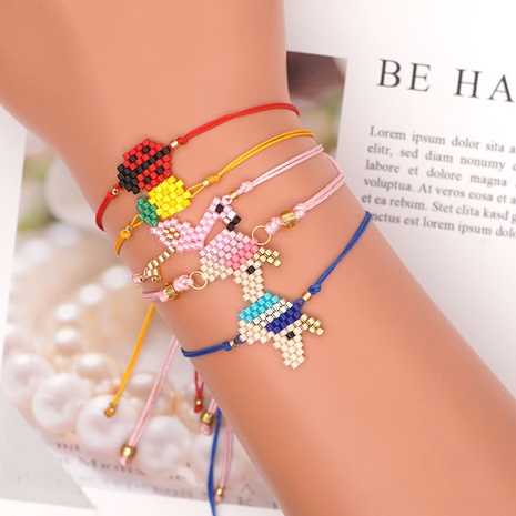 Reis Perlen ethnischen Stil handgemachte einfache Armband's discount tags